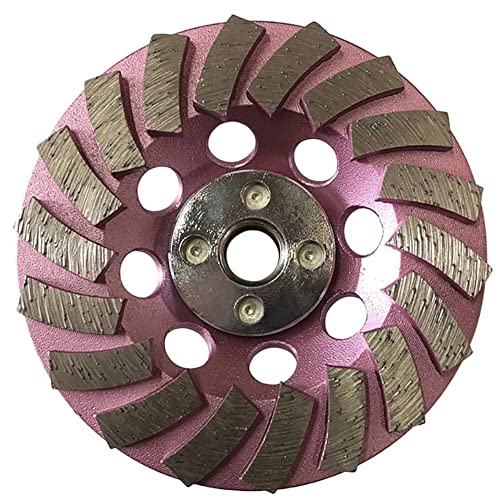 4.5" Anti-Vibration Diamond Grinding Wheels for Concrete and Masonry - size: 4.5" Diameter, style: #30/40 Grit