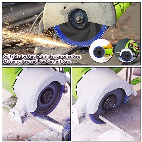 14" Metal Cutting Blade 350mm Diamond Cut Off Wheel All Purpose Heavy Duty for Stainless Steel Rebar Metal Reinforced Concrete - size: 14"/350mm