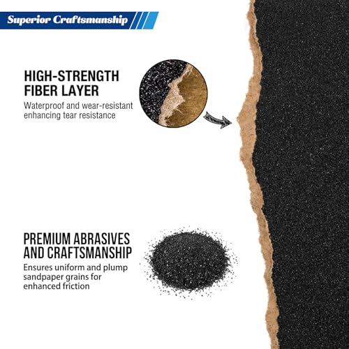 10-Sheets 500 Grit Sandpaper, 9 x 11 Inch Wet Dry Sand Paper Assortment Pack, Silicon Carbide Abrasive Sanding Sheets for Automotive Car Paint Metal Wood Furniture Crafts Polishing - size: 9x11 inch, style: 500Grit 10 Pcs