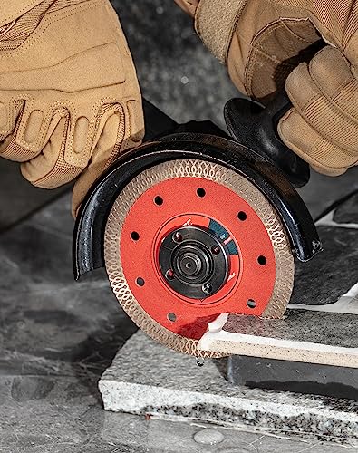 EZARC 4 Inch Super Thin Diamond Tile Blade, 7/8"-5/8" Arbor, 2-Pack - size: 4 Inch