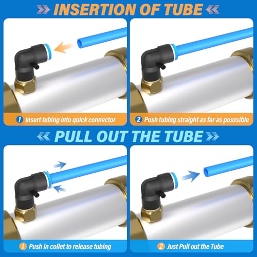 12mm x 8mm Blue Pneumatic Tubing Pipe, PU Air Tube (49.2 ft 15 Meter) - color: Blue, size: 12mmx8mm-49.2ft