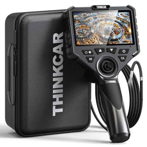 THINKCAR 4-Way Articulating Borescope,6.2mm Slim Probe,5X Zoom