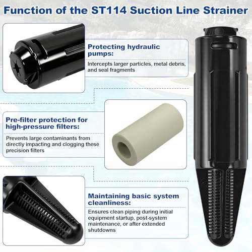 1/4-Inch ST114 Suction Line Strainer Replacement for Stenner Pumps Parts