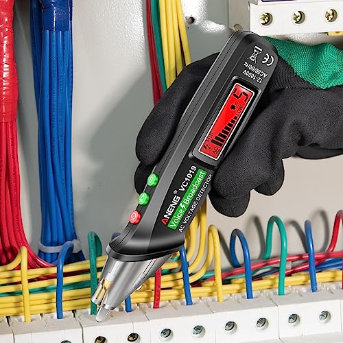 ANENG Voice Broadcast Non-Contact Voltage Tester AC 12-1000V Live/Null Wire
