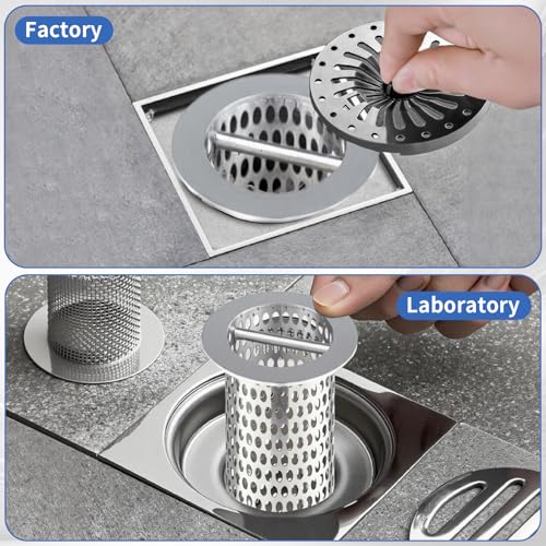 4" Floor Drain Strainer, osseph 316 Stainless Steel - size: 4" Tall x 4" Diameter