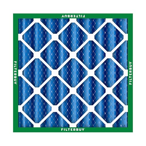 Filterbuy 20x20x4 Air Filter MERV 13 Smoke & Allergy Defense (3-Pack) - size: 20x20x4