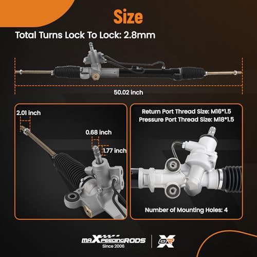 maXpeedingrods Power Steering Rack and Pinion for Honda CR-V 2007-2011 - style: CR-V 2007-2011