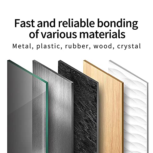 Super Glue for Metal, Instantly Strong Adhesive for Stainless Steel,Iron,Aluminum Alloy,Automotive Repair, Metalwork,Tools,DIY Craft - Clear, Waterproof, Heat-Resistant