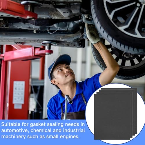 12 Pcs 0.8MM 1MM 1.2MM Non-Asbestos Gasket Material Paper Sheet, 15"x11.8"