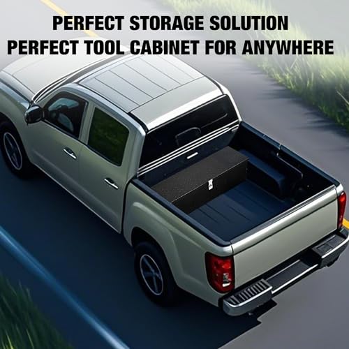 Heavy Duty Metal Portable Toolbox Tool Storage Box with Handle, Durable Tool Organizer and Chest for Mechanics, Handy Tool Case for Tools - size: 30-Inch