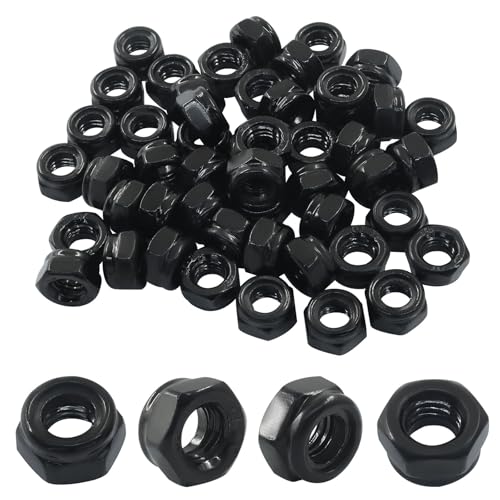 Murtenze 50Pcs M6 x 1mm Hex Lock Nuts - size: M6 x 1mm