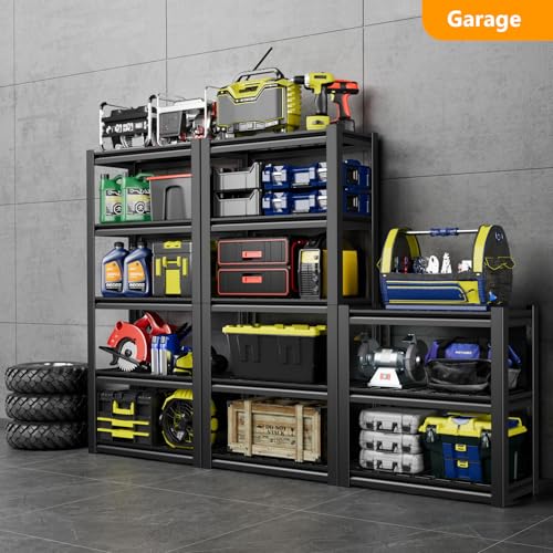 OS MOTOR Heavy Duty Storage Shelving Unit (72" H x 35" W x 16" D) 2 Pack