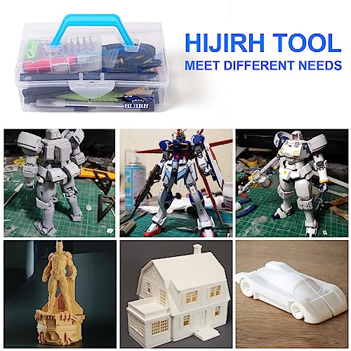HIJIRH 165PCS 3D Model Kit Tools,Gundam Model Tool,Hobby Building Tool Kit