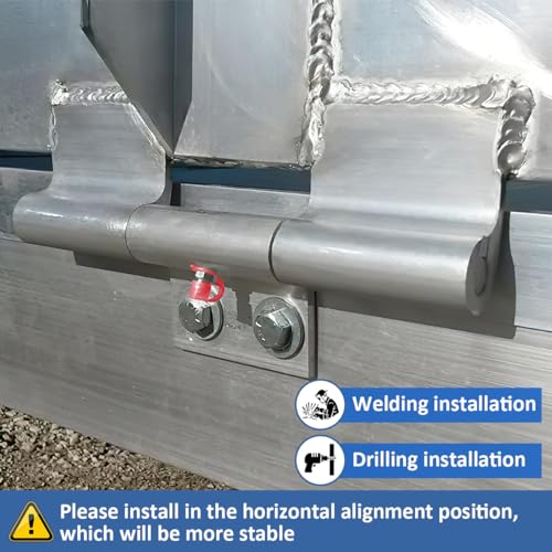 9 Inch Greaseable Weld On Door Hinge for Trailer Ramp Gate
