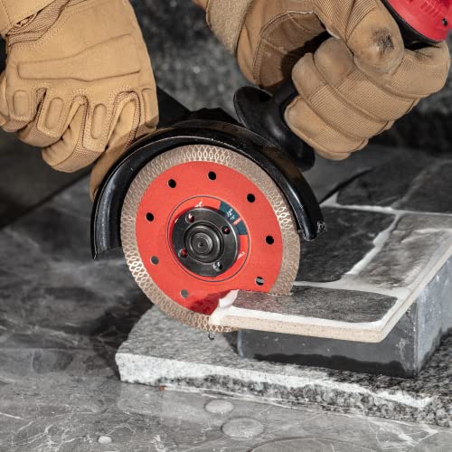 EZARC 5 Inch Super Thin Diamond Tile Blade, 7/8"-20mm-5/8 Arbor, 2-Pack - size: 5 Inch