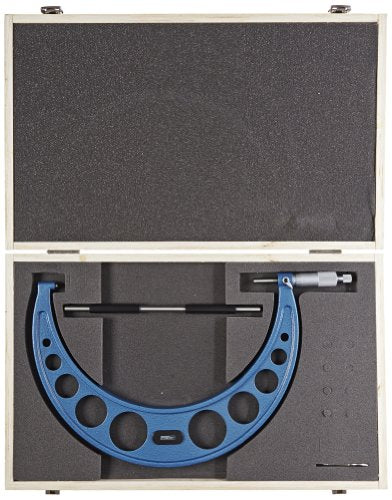 Fowler 52-240-010-1, Outside Inch Micrometer with 9-10" Measuring Range - size: 9-10 inches, style: Ratchet With Standard