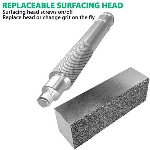 ATLIN Grinding Wheel Dressing Tool - 36 Grit & 120 Grit Diamond Dresser