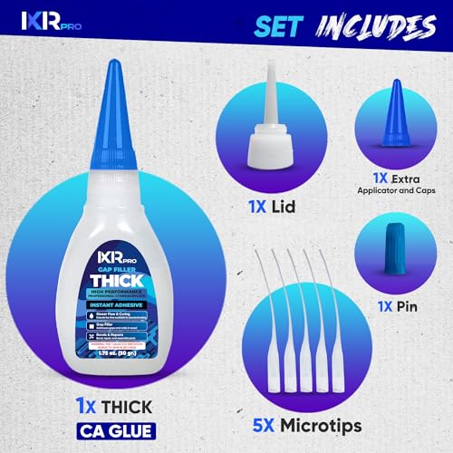 Thick CA Glue, Super Glue, Adhesive, 1 Pcs 1.75oz Repair kit - size: 1 Pack