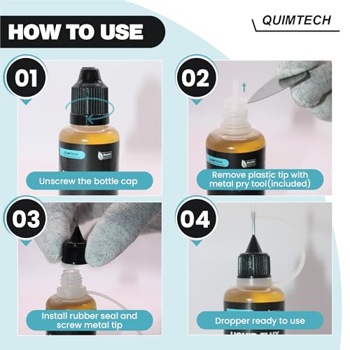 Liquid Solder Flux Dropper (30 ml/1 Oz.) I RMA Liquid Solder Flux I Soldering Flux I Electrical Solder I No Clean Liquid Flux I Rosin Flux I Soldering Flux for Electronics I Lead Free Liquid Solder I