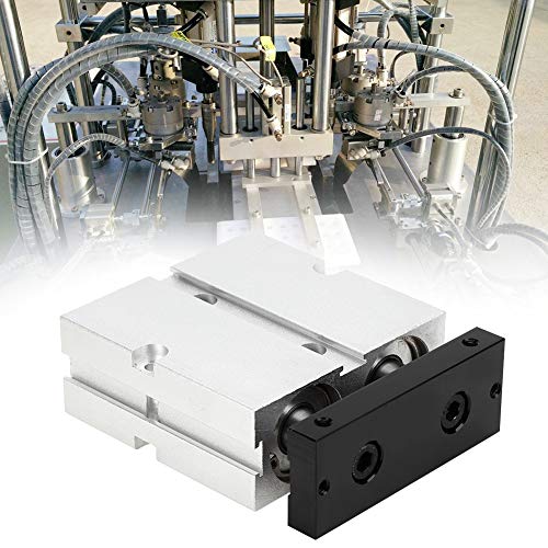 Air Cylinder TN25 Dual Shaft Rod Double Acting Pneumatic Air Cylinder Bore 25mm/1in 0.1-0.9MPa Maximum Stroke 200mm(50mm) - size: 50mm