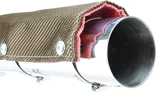 Design Engineering Titanium Pipe Shield 4" x 8" | Lava Rock Technology - size: 4" x 8"