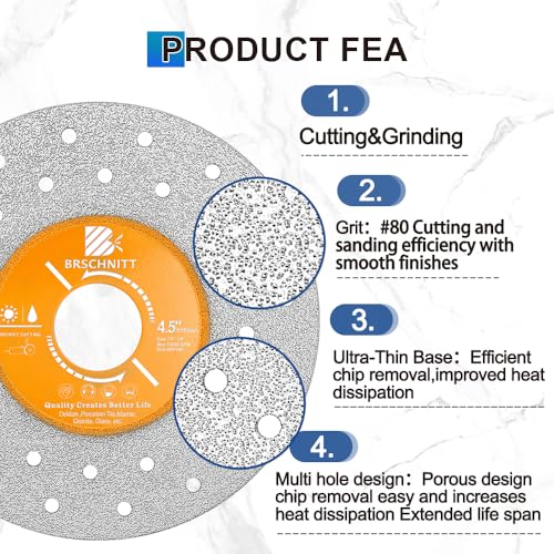 4-1/2 inch Tile Cutter Diamond Saw Blade for Angle Grinder - size: 115mm(4 1/2")