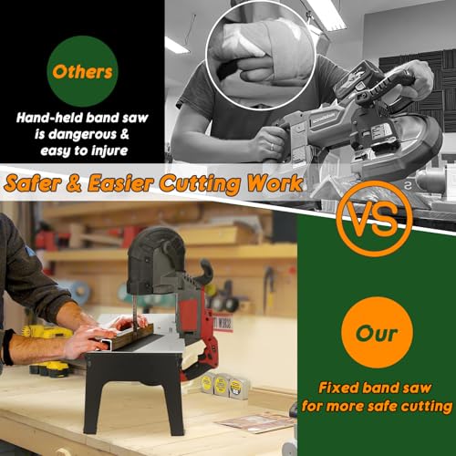 Portable Bandsaw Stand for Milwaukee Band Saw (Saw Not Included)