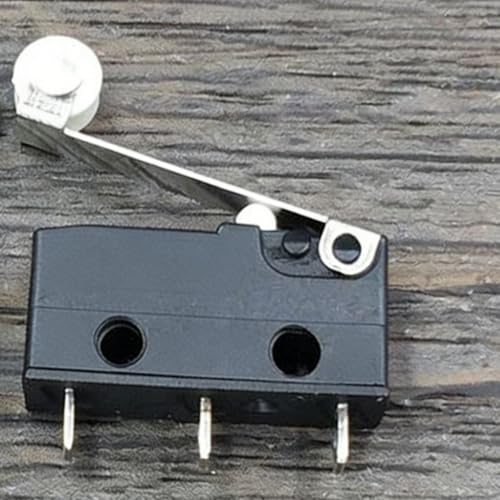 Cherry DB1 Compatible Micro Limit Switch with Roller Lever | 3-Pin (SPDT) | 5A 125/250VAC | Precision Roller-Actuated Snap-Action | RU & ENEC Certified