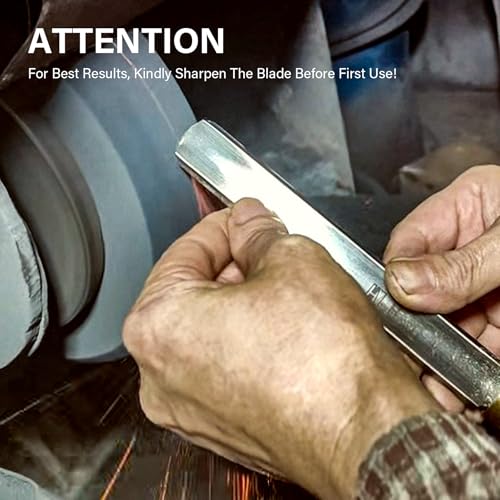 HAUTMEC Expert Wood Lathe Chisel Set 8 PCS, M2 HSS Wood Turning Tools with Teak Handles & Portable Storage Bag, Roughing Gouge, Skew, Parting, Scraper, for Beginners & Professionals - HTWCH25028 - style: HSS Blade | Teak Handle