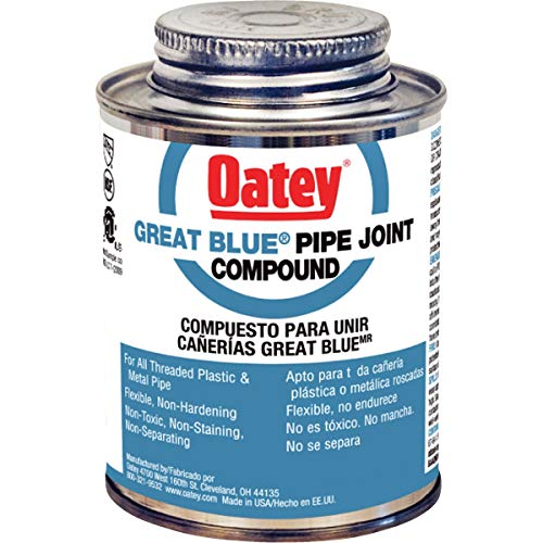 Oatey 31261 Great Pipe Joint Compound, 4 Fl. Oz, Blue