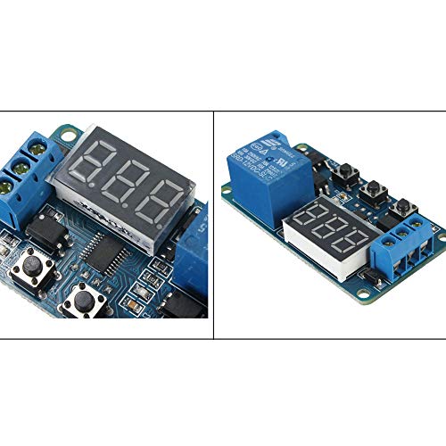 12V Timer Relay Digital Time Delay Control Module 0.1Sec to 999Min