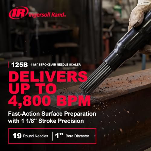 Ingersoll Rand 125B 1 1/8" Stroke Air Needle Scaler - style: New Model 125B