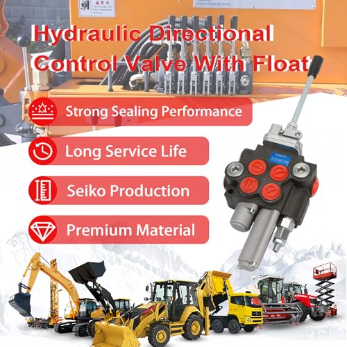 1 Joystick Hydraulic Control Valve with Float, O-Type, 25Mpa,11GPM