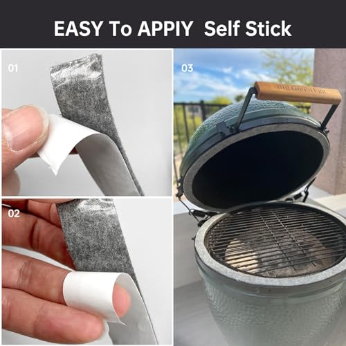 2Pcs High Temp Grill Gasket Replacement - size: 2 Pcs
