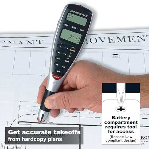 Calculated Industries 6135 Scale Master Pro XE Digital Plan Measure
