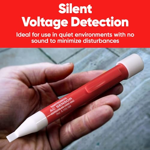 3115 AC Voltage Sensor - Compact Non-Contact Voltage Detector, 50-1000VAC, CAT IV, Made in USA, Electrician Tools, Volt Meter, Outlet & Circuit Tester, Pen Sized Design, 1-Year Warranty