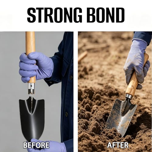 Black and White 2-Part Epoxy AB Glue, 25ml (0.85 fl oz), 5 Minute Set High Strength Waterproof Crack Repair Adhesive for Automotive Industrial Metal Plastic Wood Ceramic