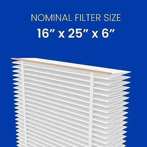 AprilAire 401 Replacement Furnace Filter for AprilAire 2400, Space-Gard 2400 Whole-House Air Purifiers - MERV 10, 16x25x6 Air Filter (Pack of 1) - size: 16" x 25" x 6" (Pack of 1), style: Air Filter