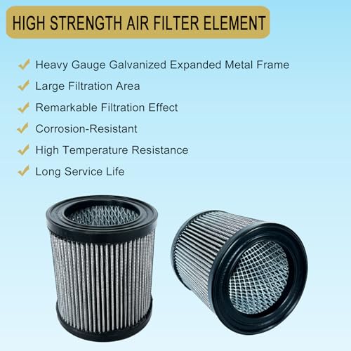 2 Pcs 110377E100 Air Filter for Quincy Air Compressor 32012957 P5051A 1R417