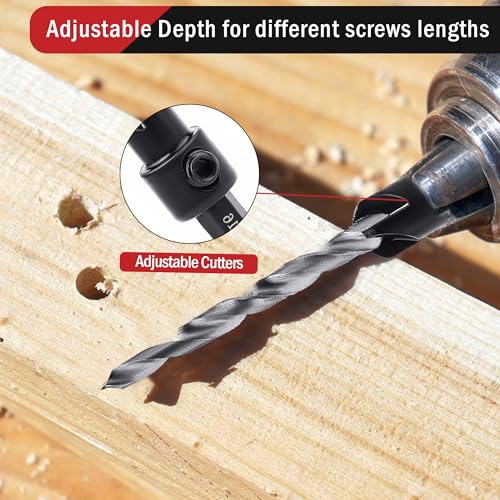 5PCS M2 Countersink Drill Bit Set - size: 5pcs