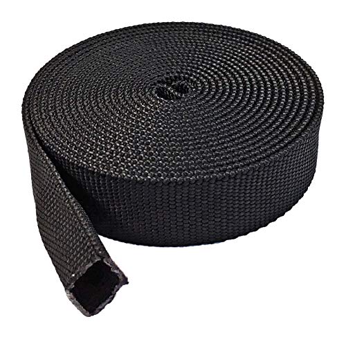 Electriduct 1" Nylon Protective Hose Sleeve - 25 Feet - Black - size: 1 Inch - 25 Feet