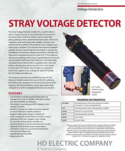 Greenlee HD Electric LV-5 Stray Voltage Detector