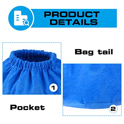 EAGLEGGO VRC2 Cloth Filter Bag 1.5 to 3.2 Gallon - 3 Pack