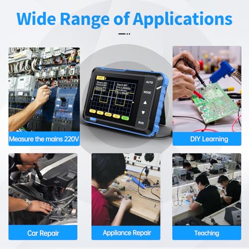 200KHz Bandwidth Oscilloscope and Clamp Meter