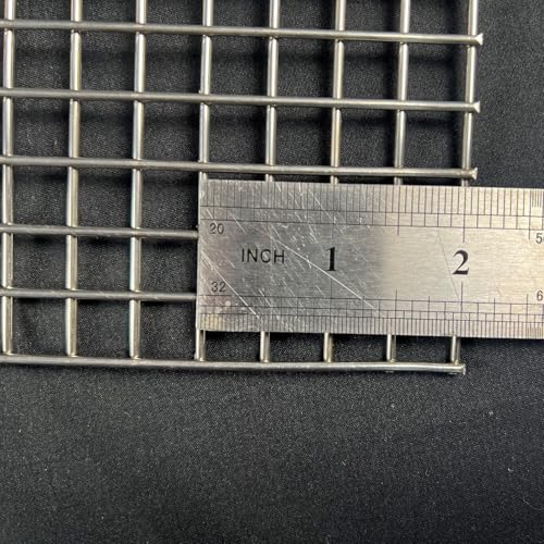 Stainless Steel Hardware Cloth 40"x20"-1/2" 14Ga Heavy Welded Wire Fence Chicken Wire Fencing Metal Screen for Screen Door Mesh,Gopher Trap,Grill,Bird Netting,Pet Screen,Metal Grate,Drain Mesh - size: 40"x20", style: 14 Gauge, 1/2 inch Holes