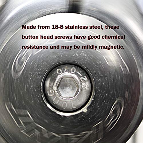 Fullerkreg M6-1.0 x 30 mm Button Head Socket Cap Screws - size: M6 x 30mm