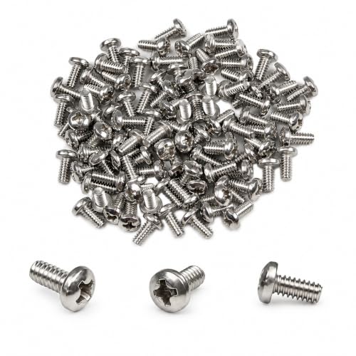 100PCS #6-32 x 5/16" Machine Screws, Phillips Pan Head, 304 Stainless Steel - size: 6#-32 x 5/16"