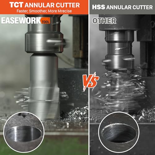 EASEWORK TOOL Carbide-Tipped Annular Cutter, 13/16" Diameter x 2" Depth - size: 13/16"x2"