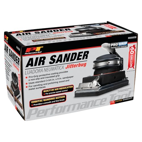 Performance Tool M569DB Jitterbug Pneumatic Orbital Air Sander