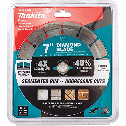 Makita B-69624 7" Diamond Blade, Segmented, General Purpose